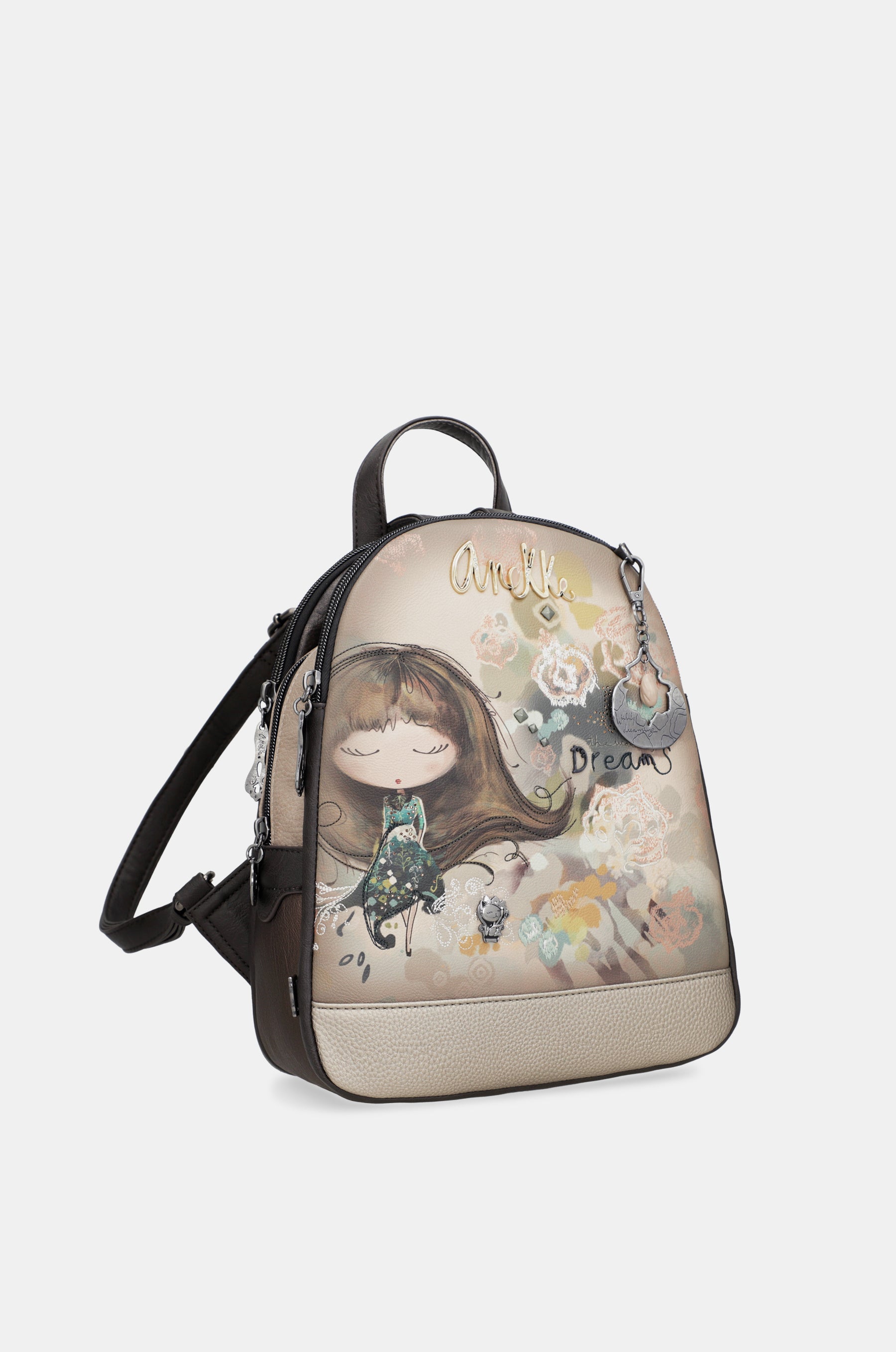 Real 3-compartment backpack