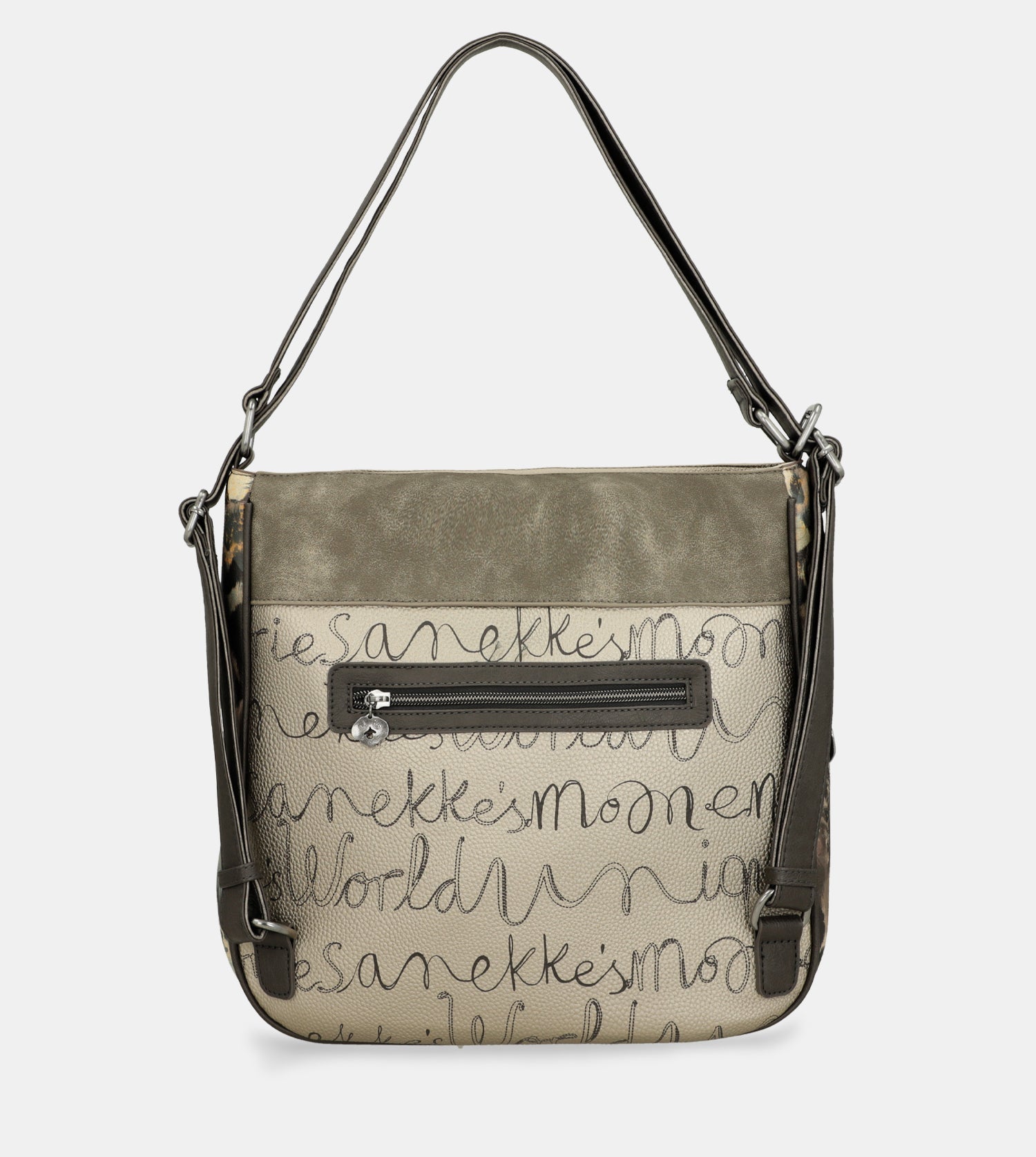 Real bag convertible into backpack