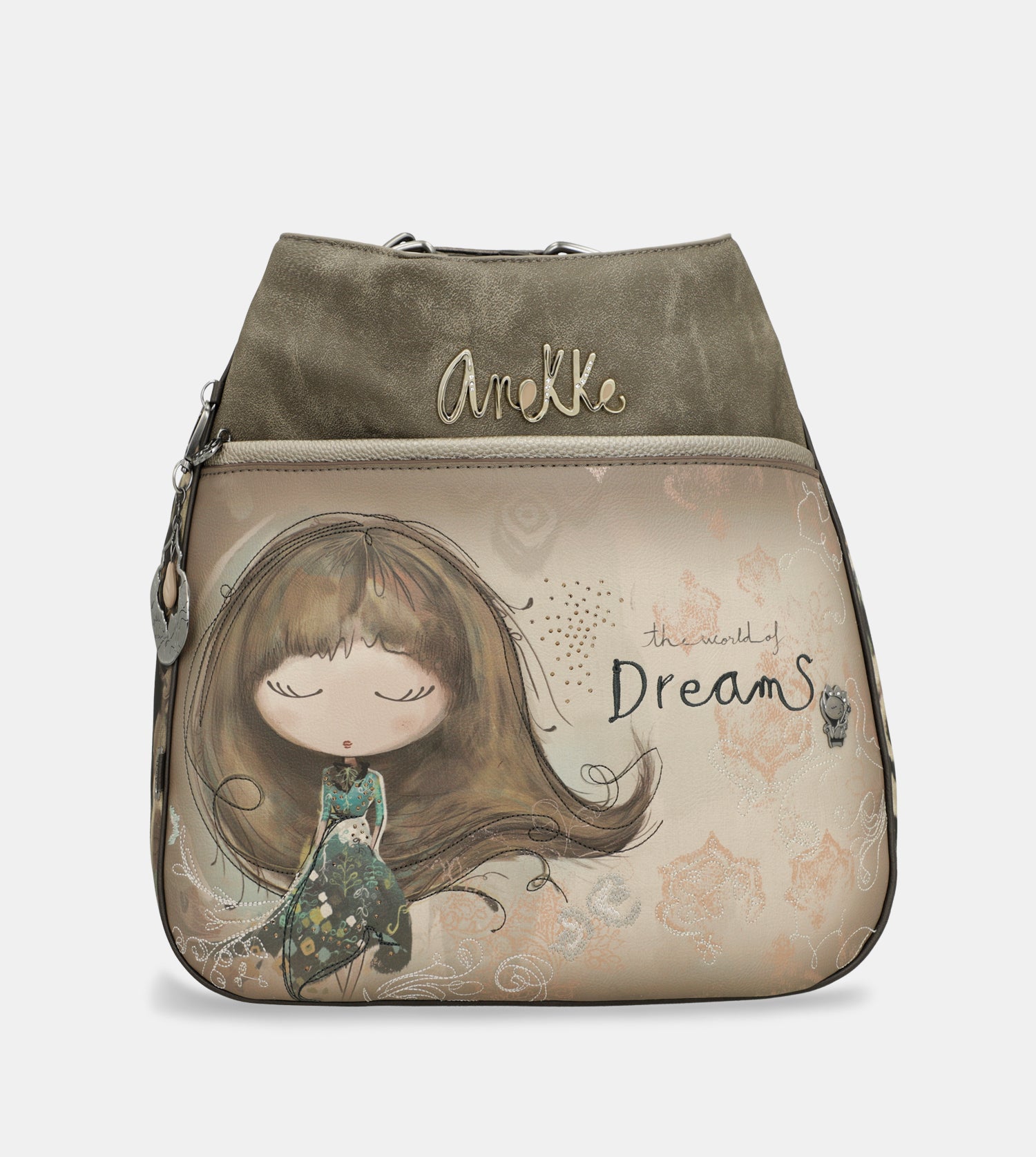 Real bag convertible into backpack