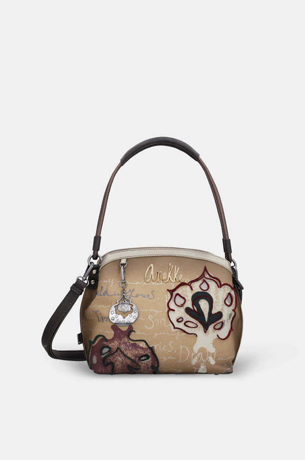 Manifesto triple-compartment crossbody bag