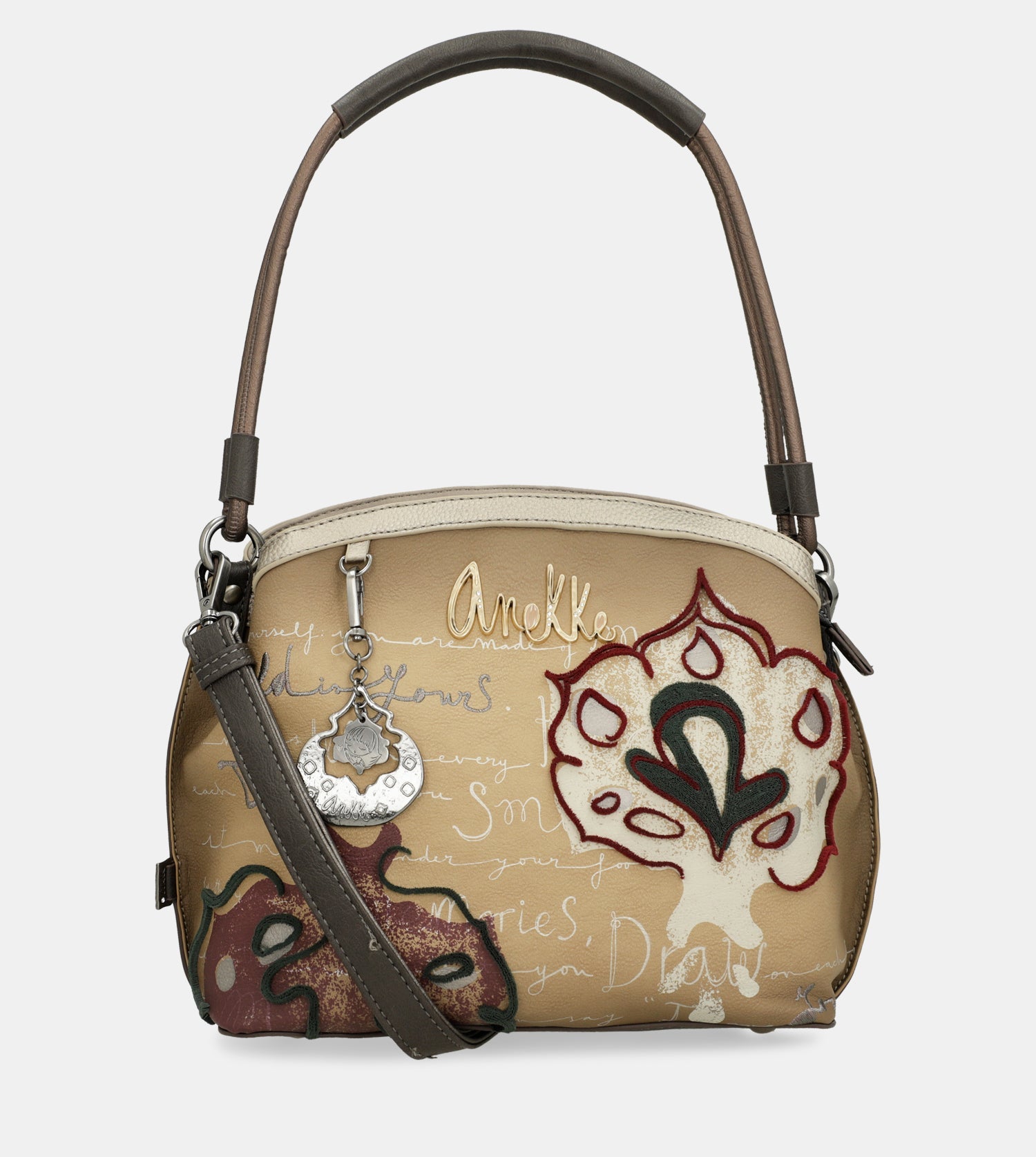 Manifesto triple-compartment crossbody bag