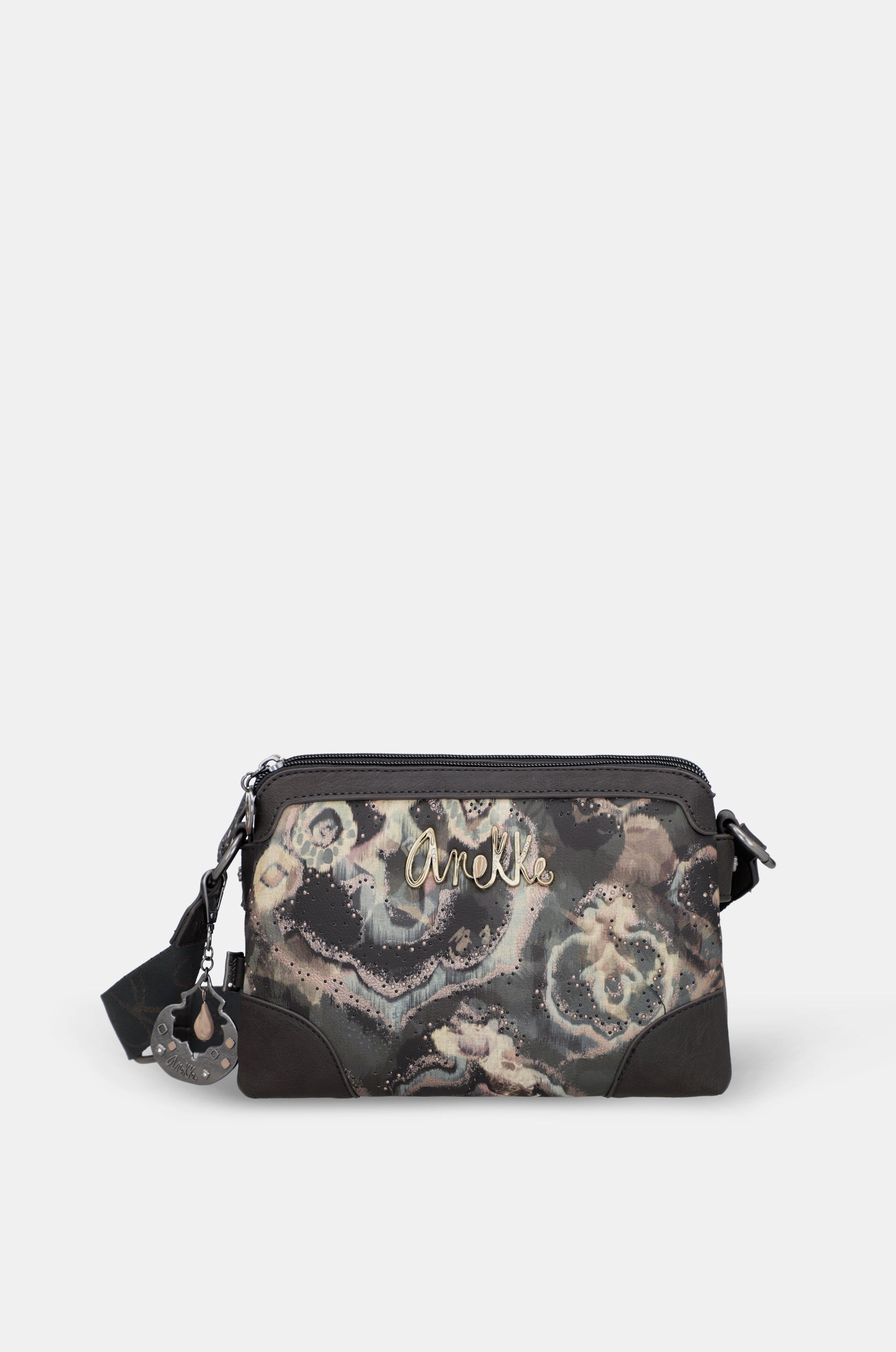 Manifesto double-compartment crossbody bag