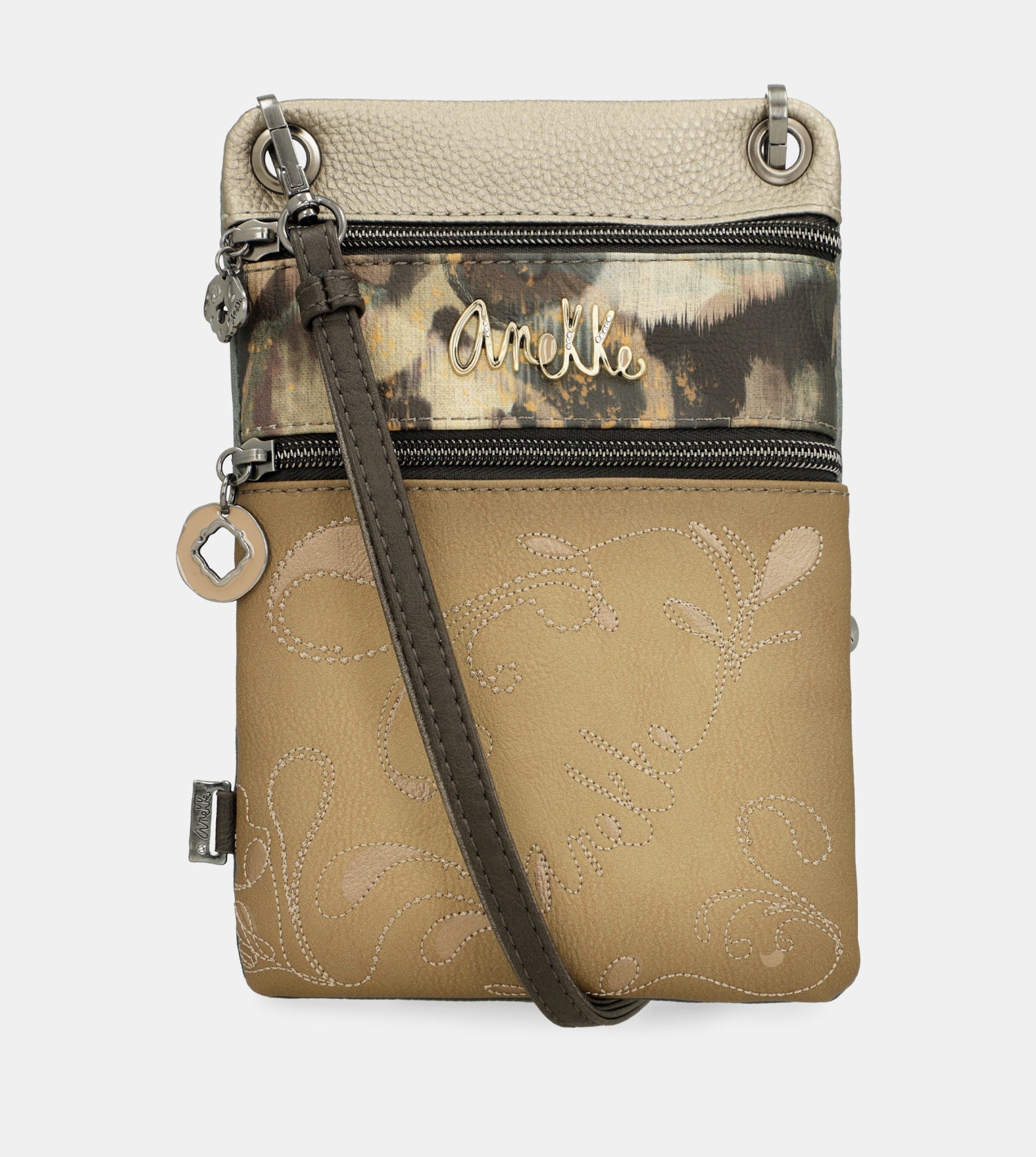 Manifesto 2-compartment mini crossbody bag