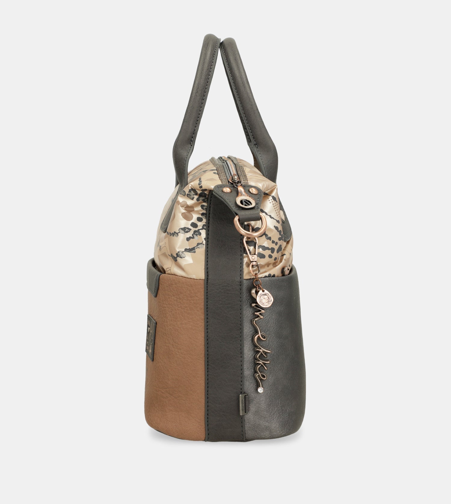 Intentions handle bag with shoulder strap