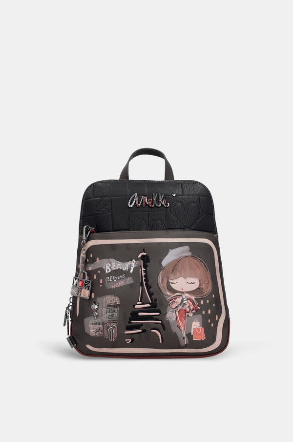 Mademoiselle backpack for leisure use