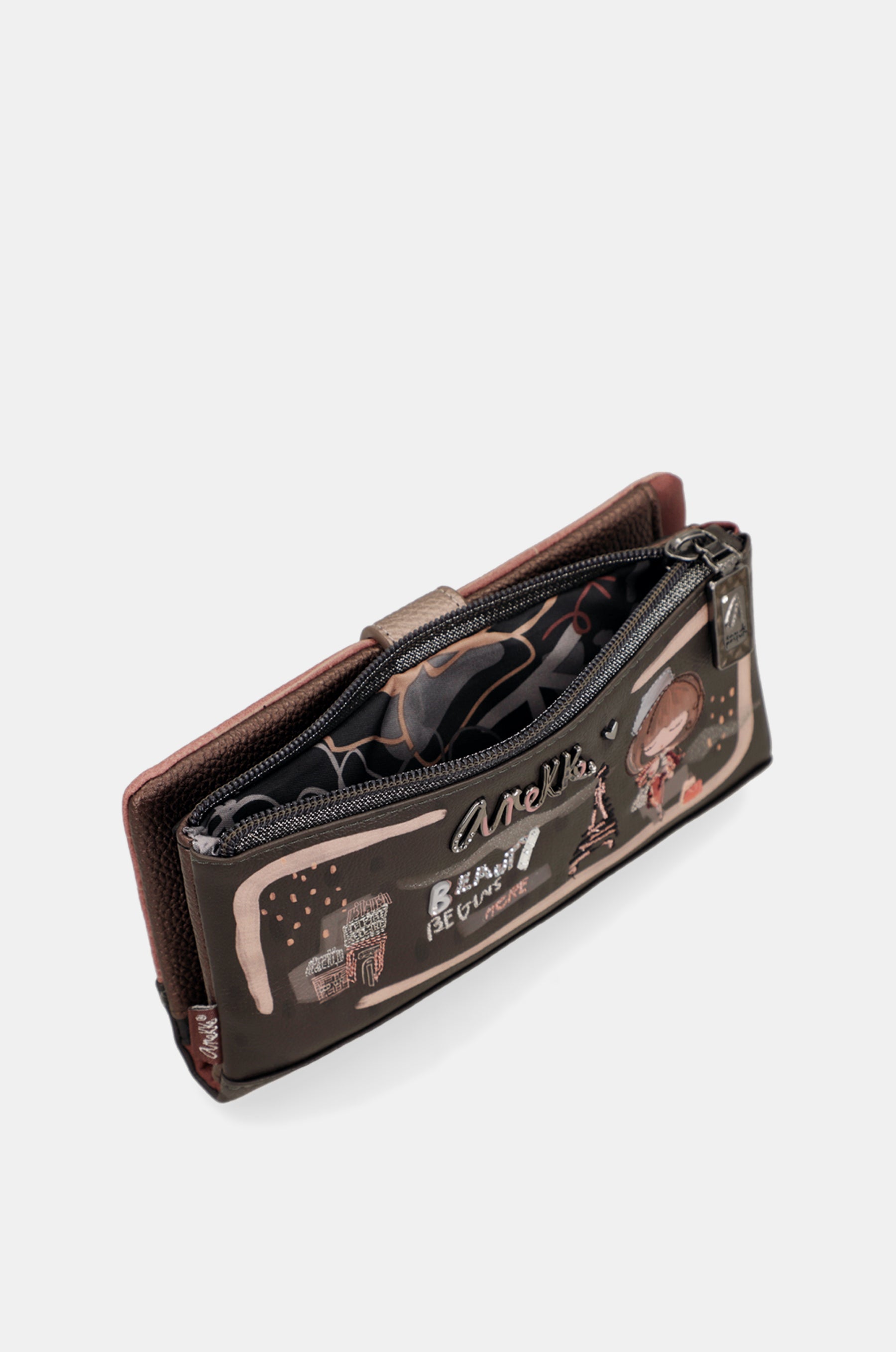 Mademoiselle flexible large RFID wallet