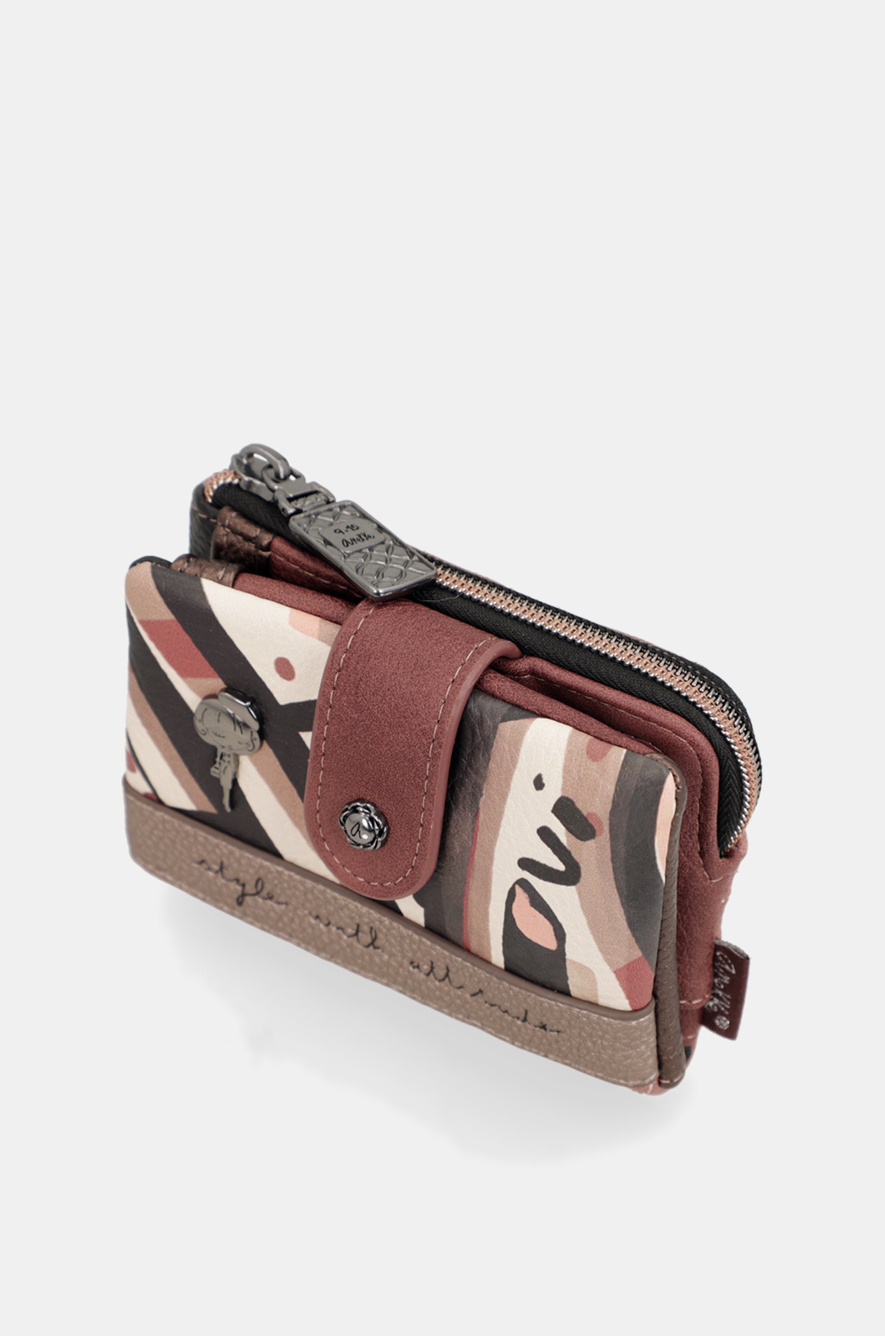 Parisian flexible small RFID wallet