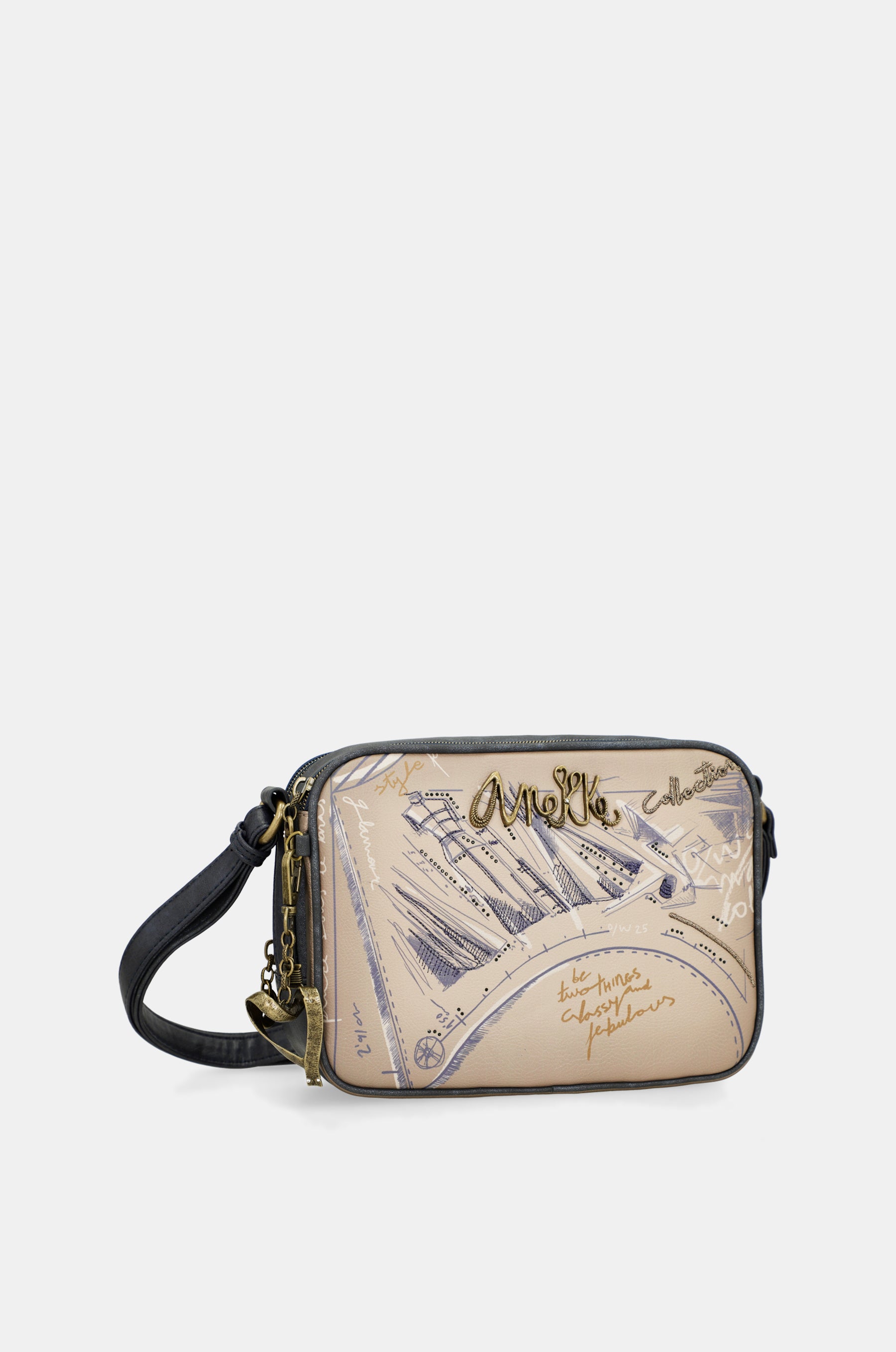 Studio 2-compartment crossbody bag