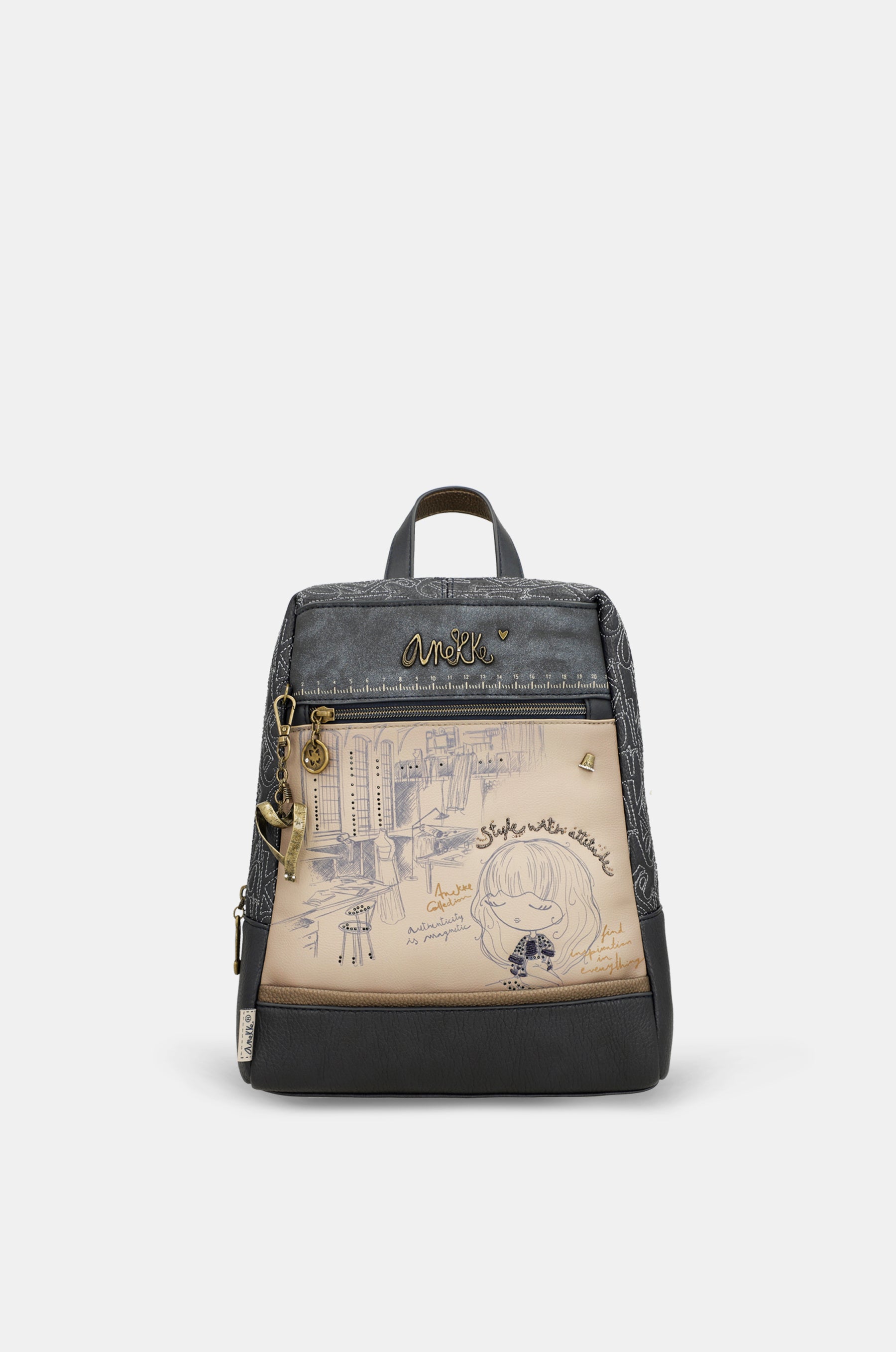 Studio backpack for leisure use