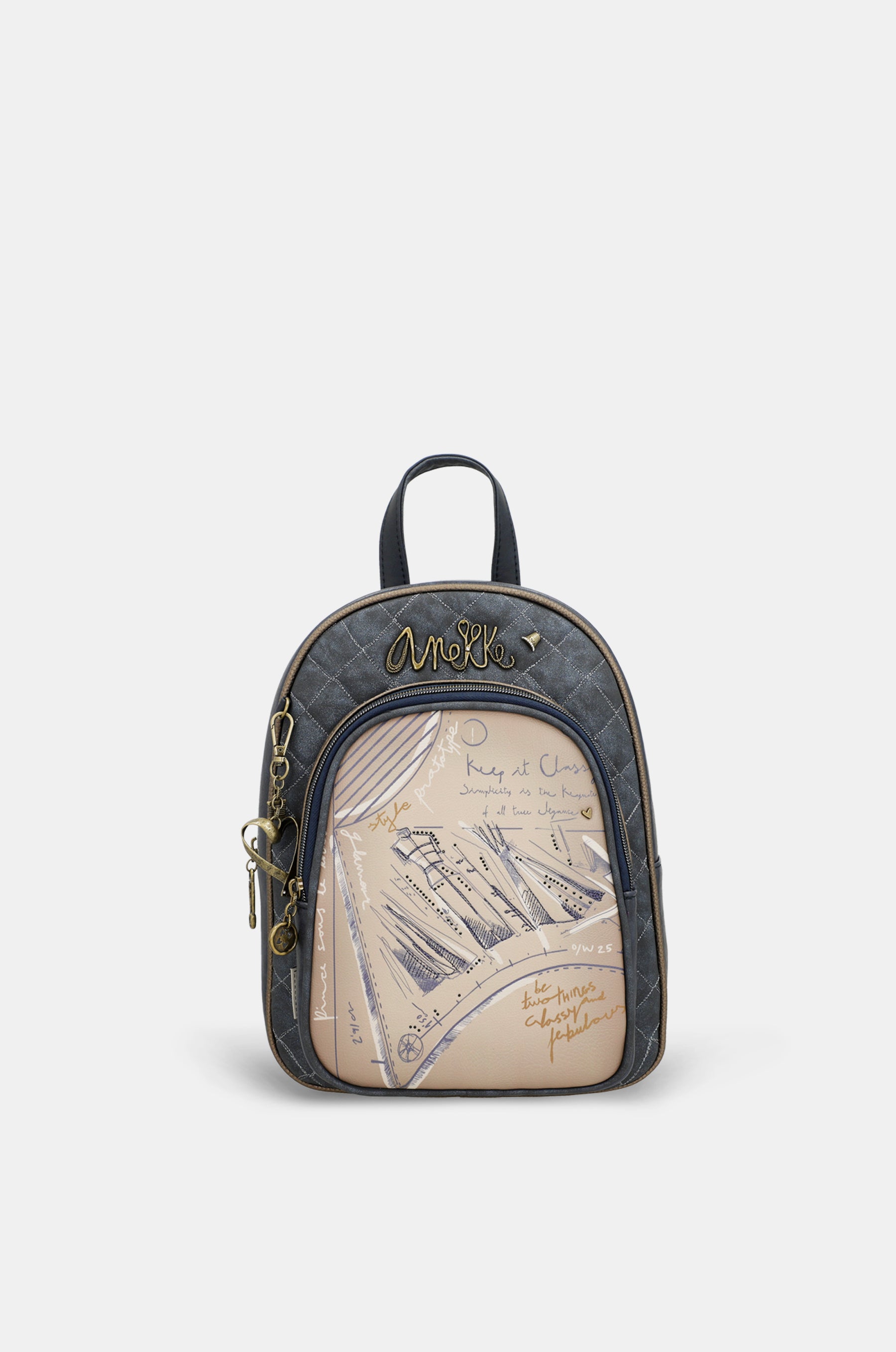 Studio backpack with front pocket