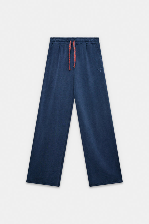 Navy-blue trousers