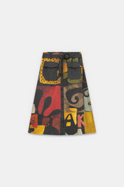 Buttoned skirt Amphora