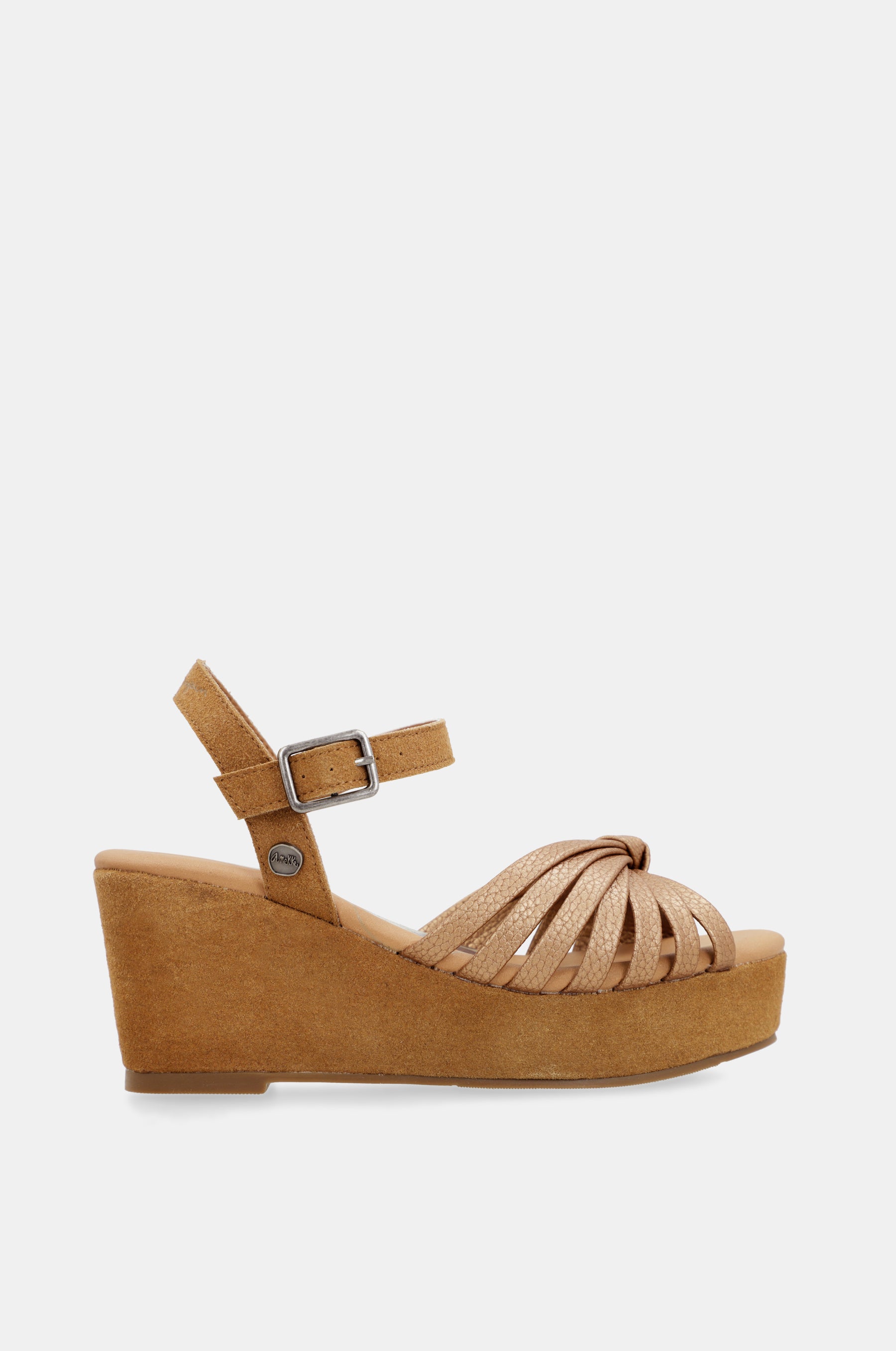 Cinnamon Gaia crossover sandals