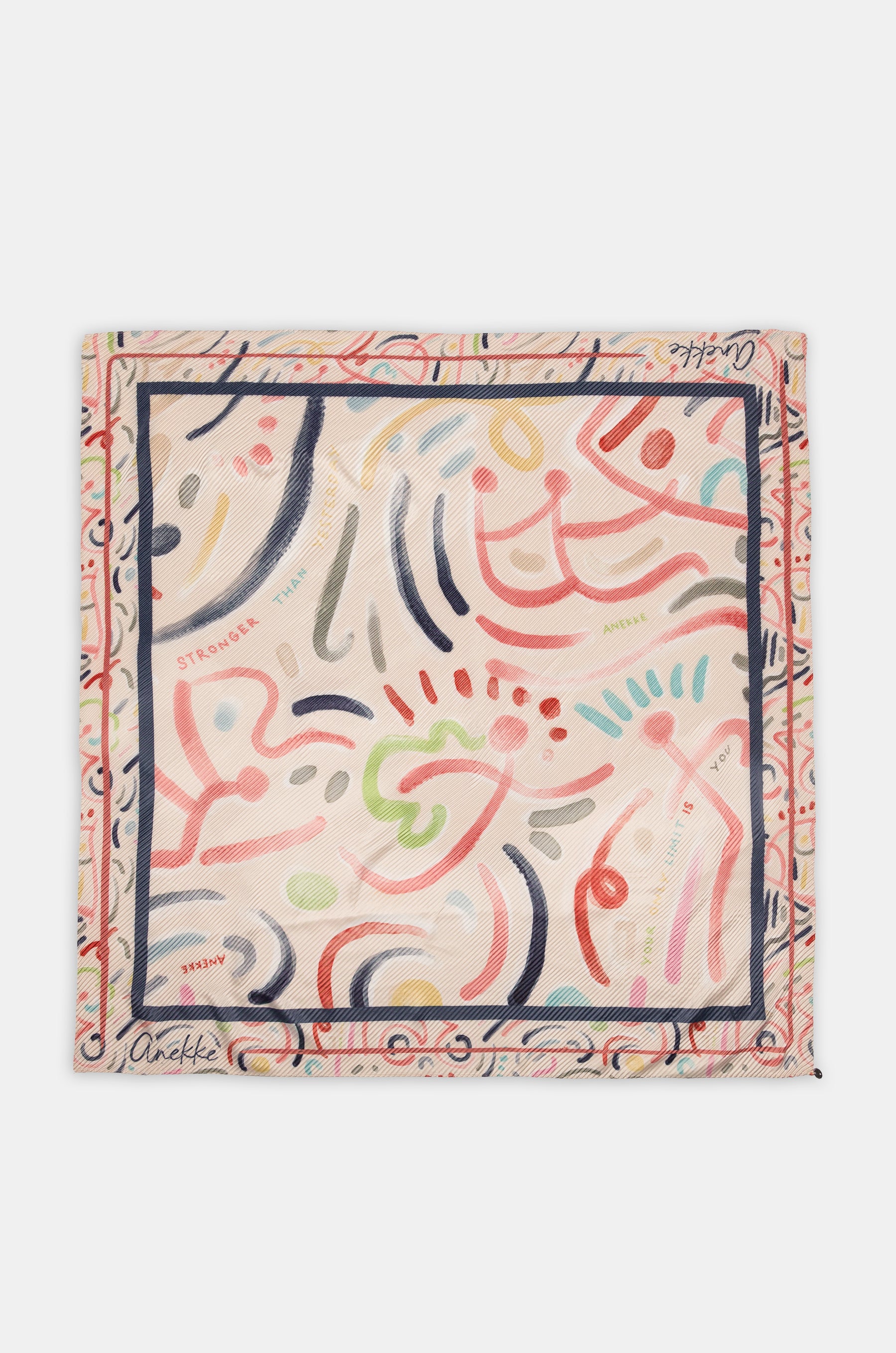 Pleated scarf Olympia