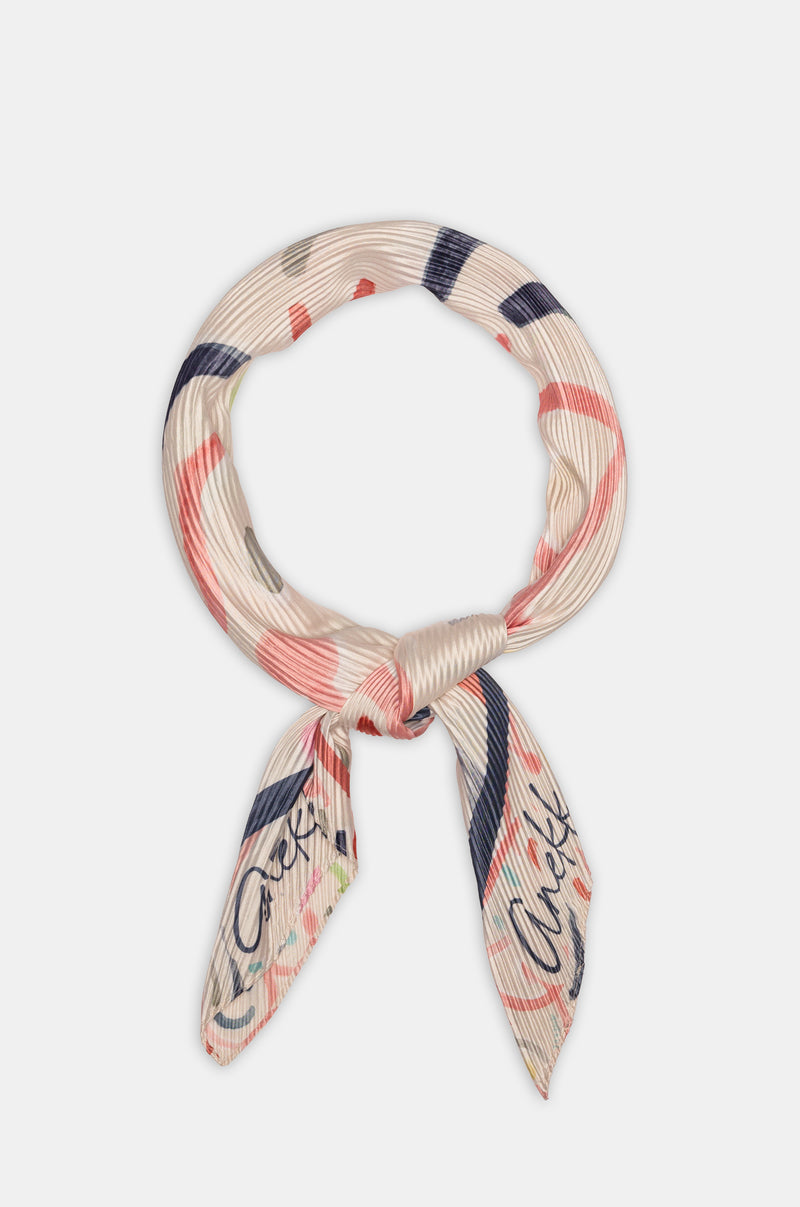 Pleated scarf Olympia