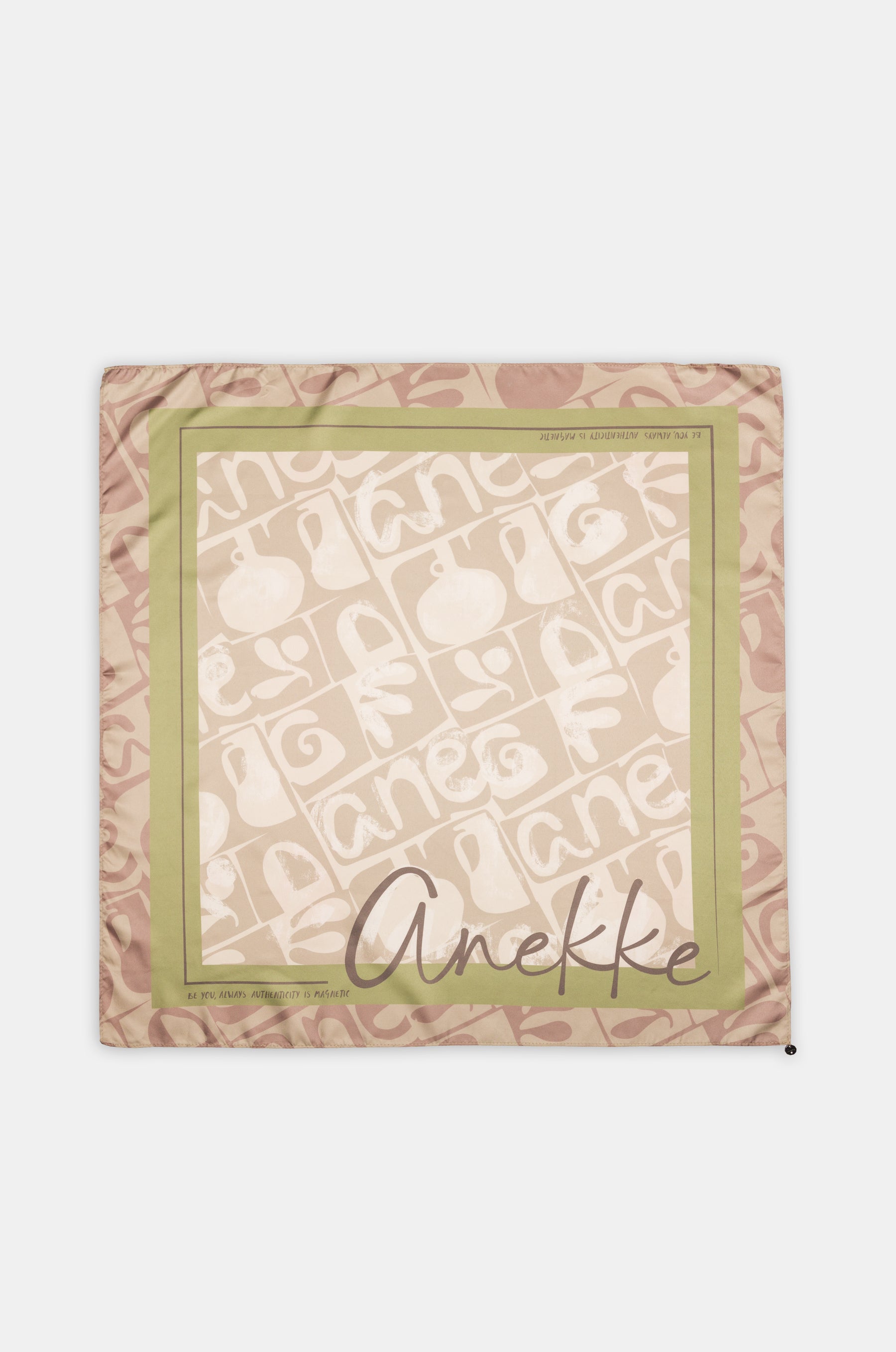 Printed square scarf Muse