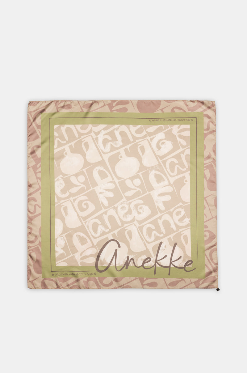 Printed square scarf Muse