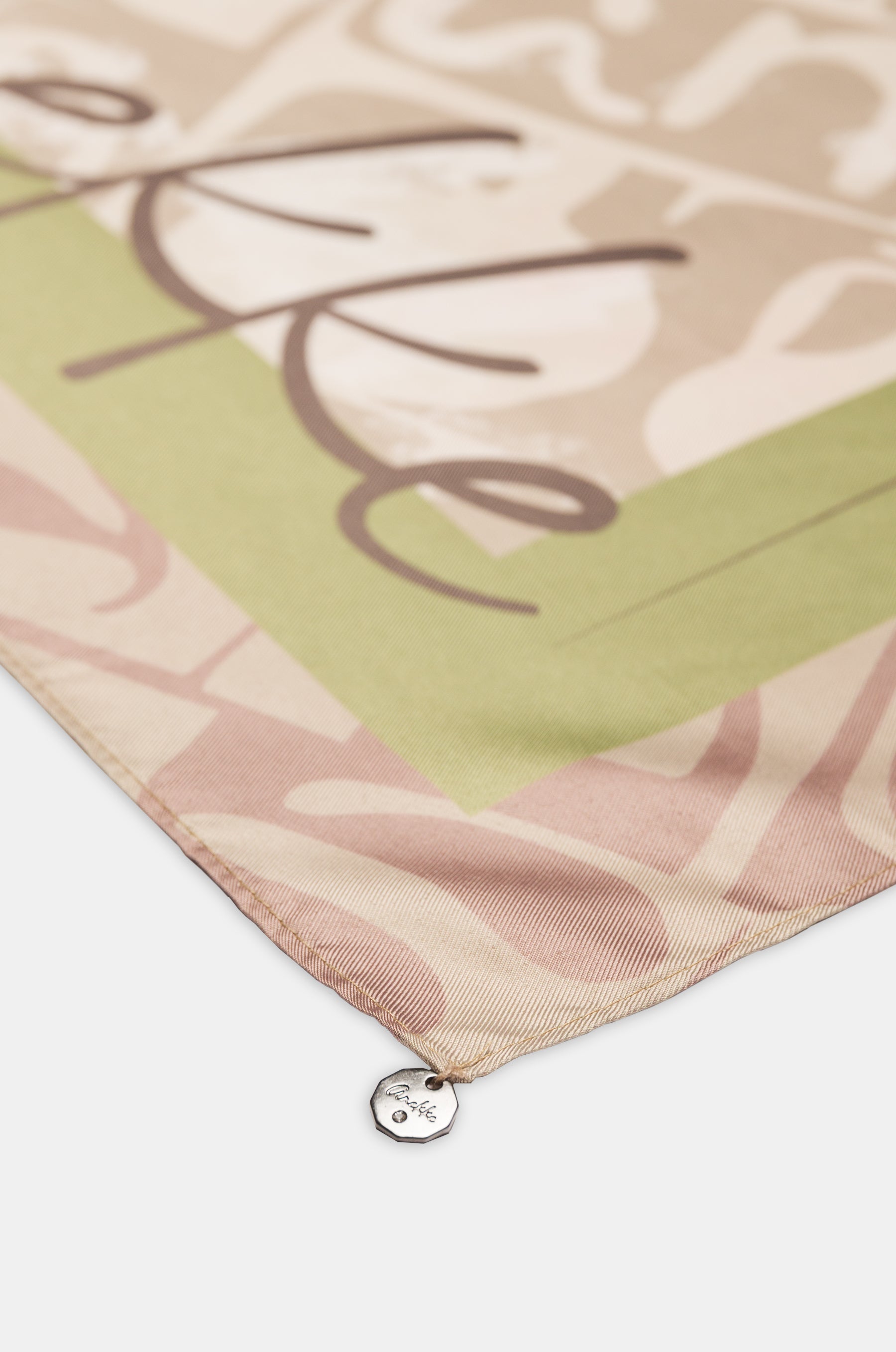 Printed square scarf Muse