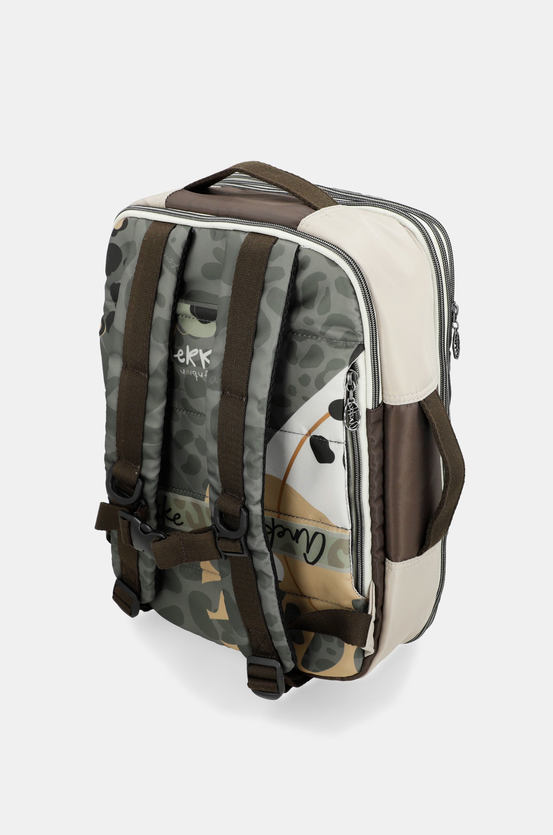 Printed travel backpack Gaia