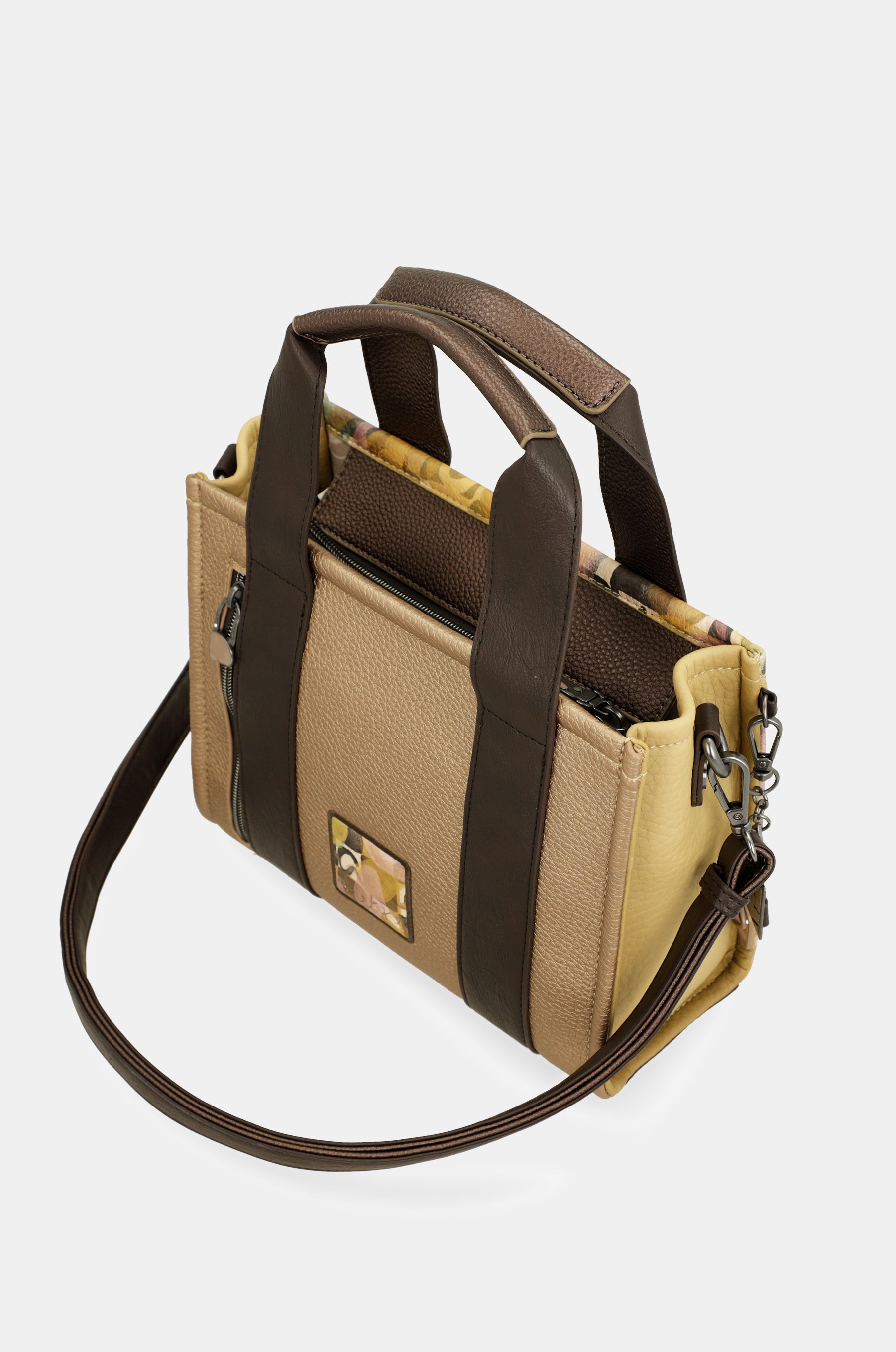 Double-handle bag and crossbody bag Bloom