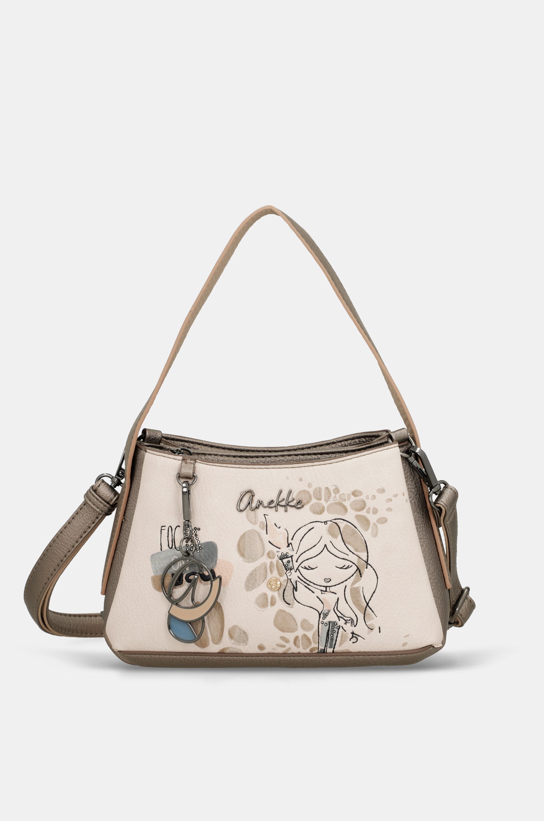 Short-handle bag and crossbody bag Olympia