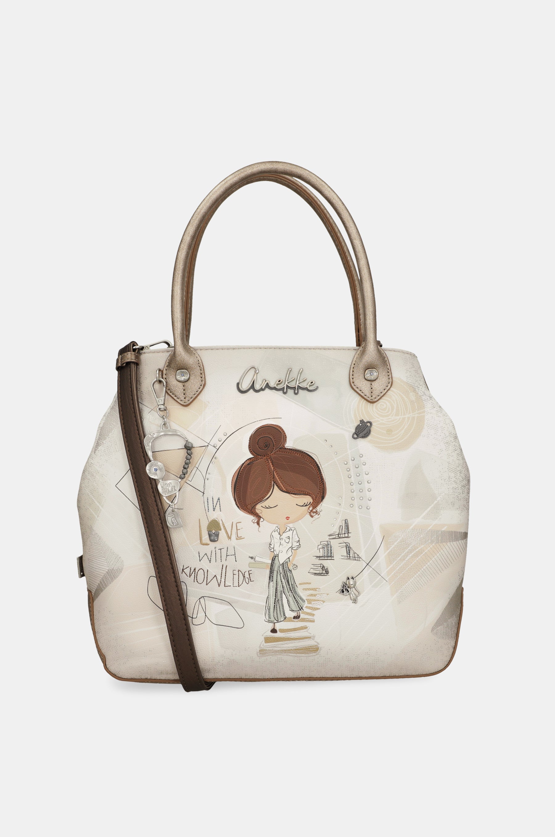 Handbag with crossbody bag Sophia