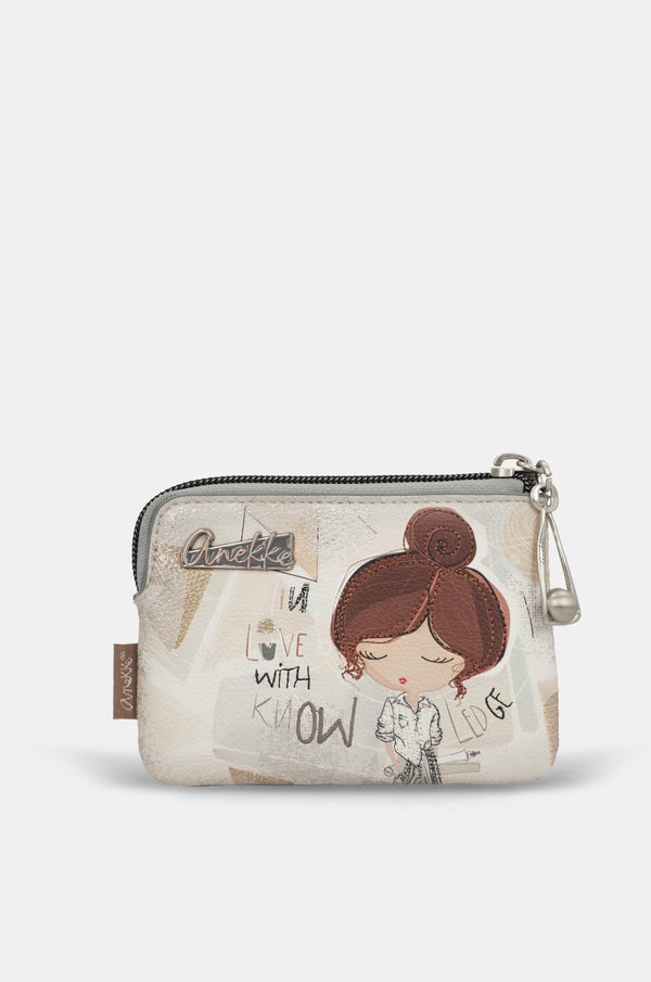 Triple-compartment purse Sophia