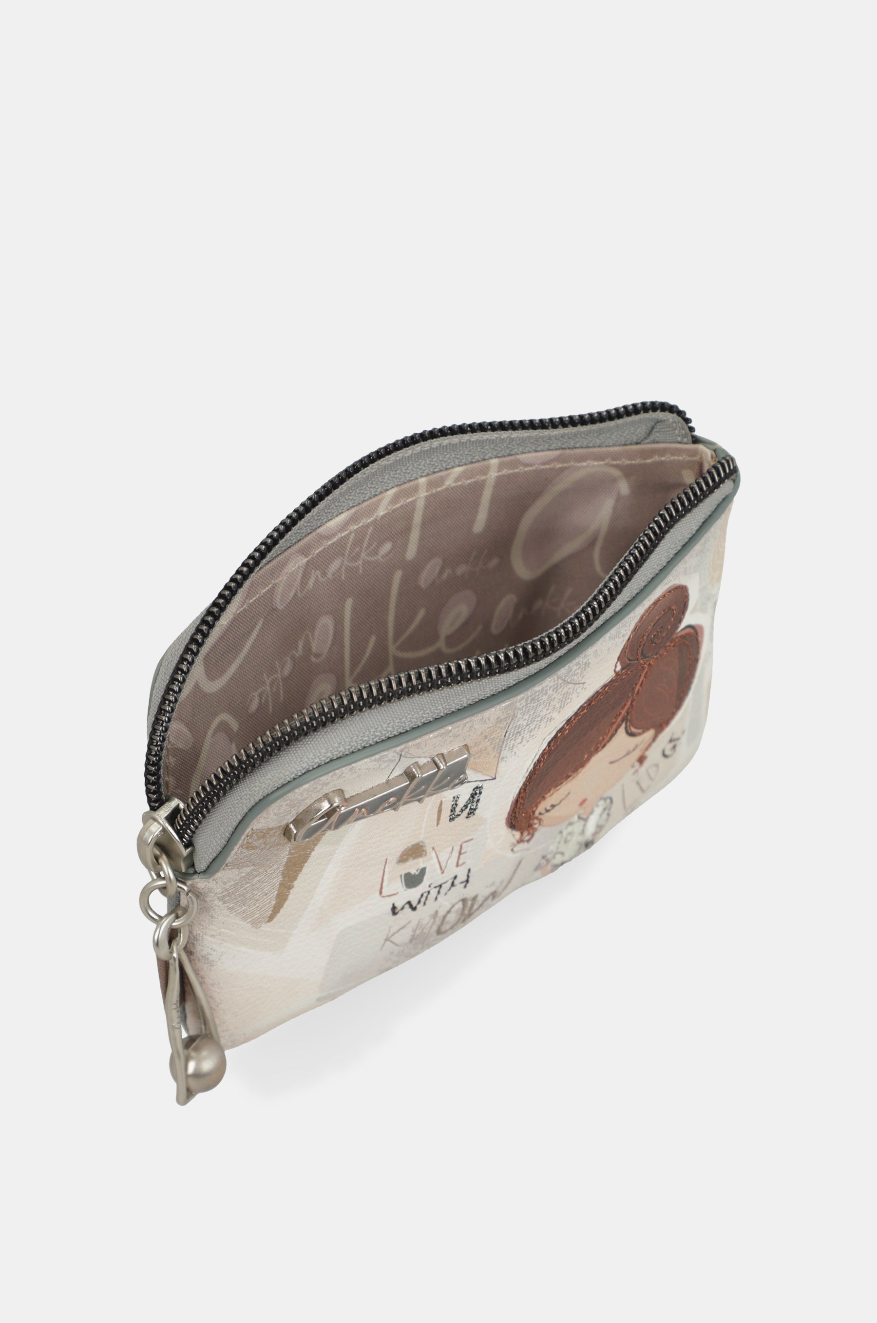 Triple-compartment purse Sophia