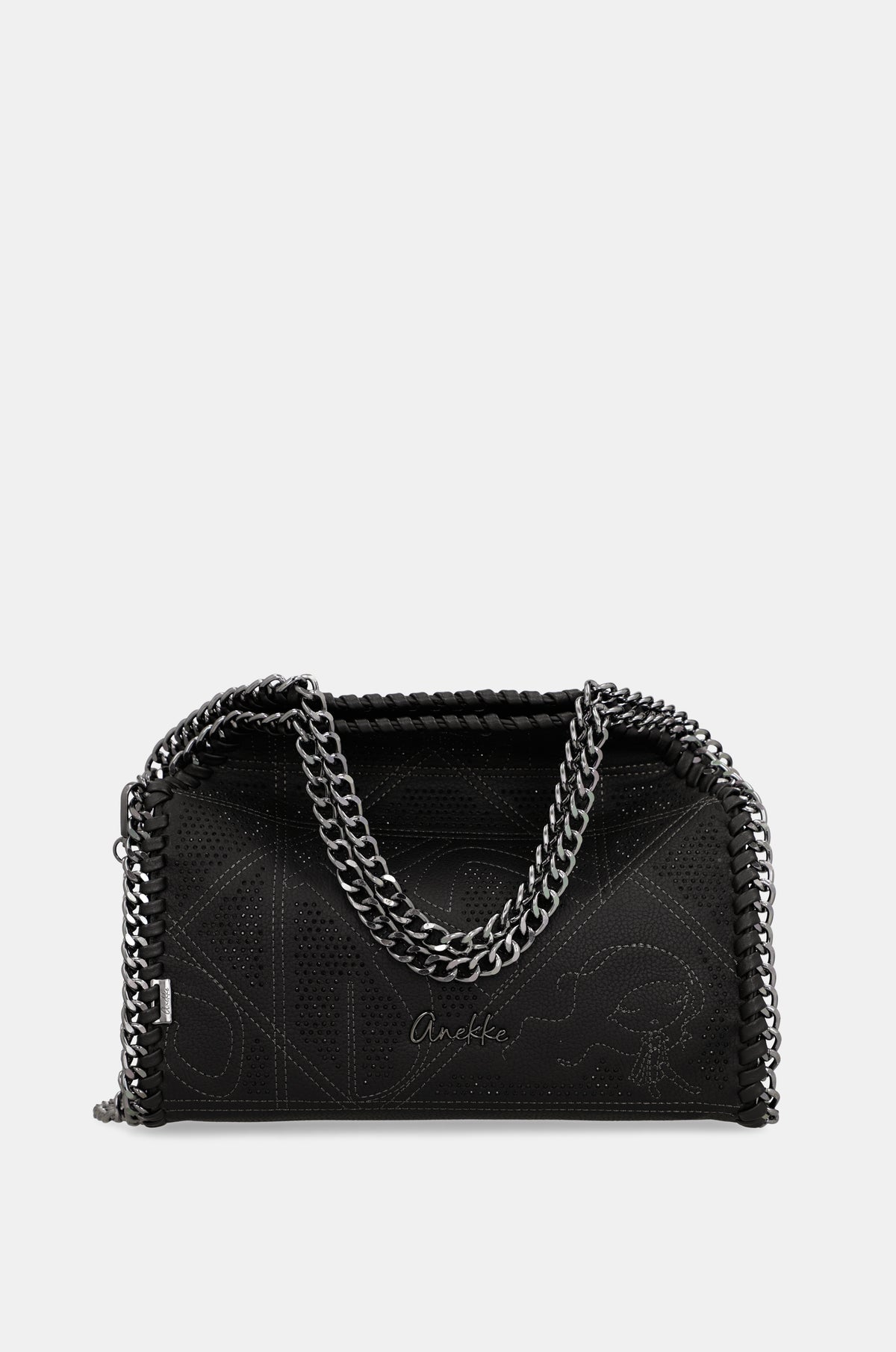 Shoulder bag Iron with metal handle