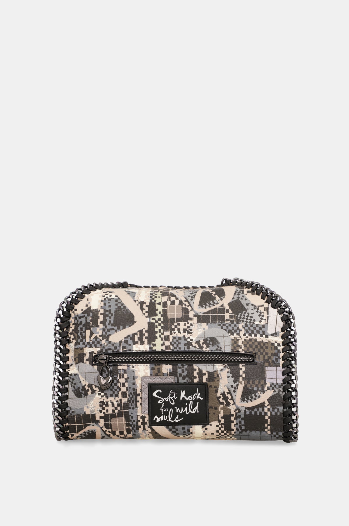 Shoulder bag Iron with metal handle