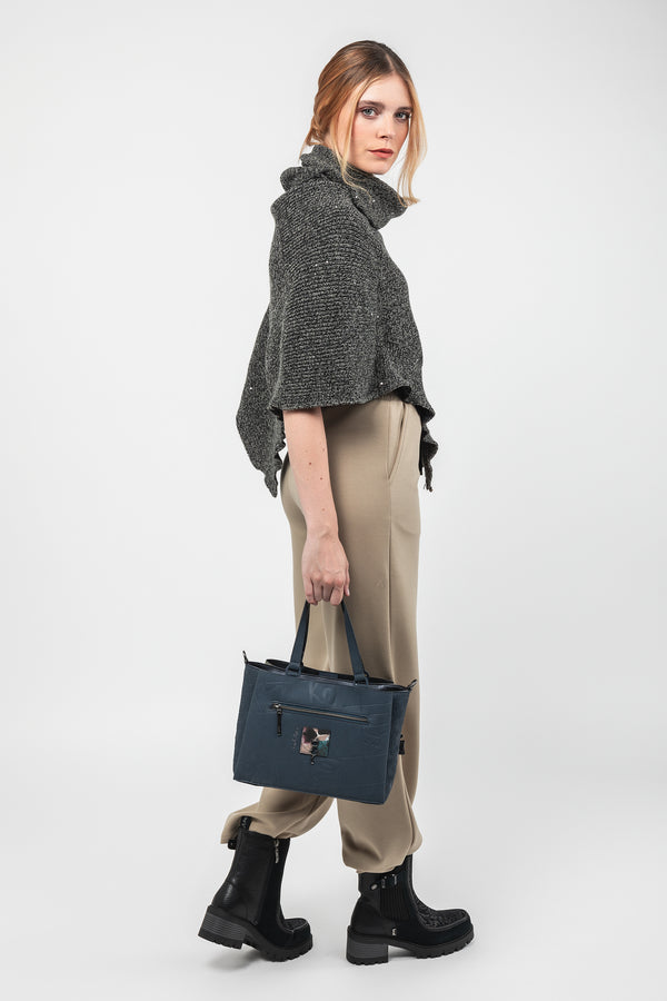 Evolution handbag with shoulder strap
