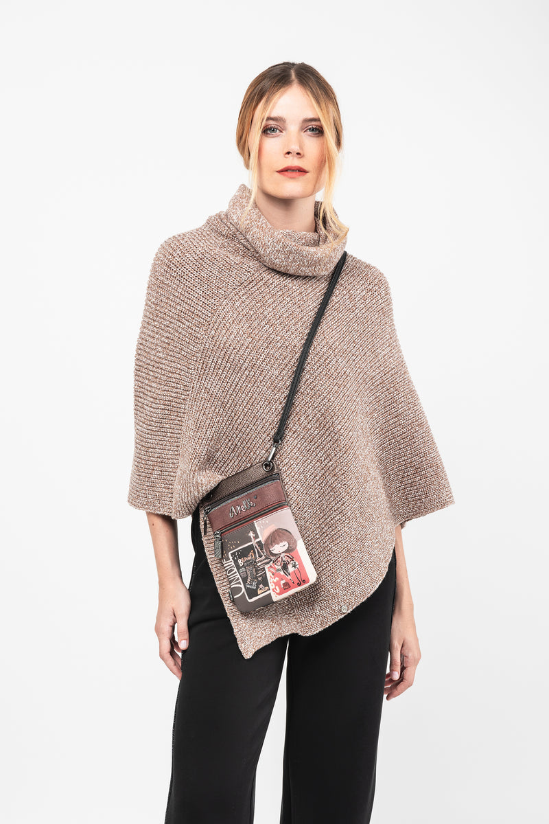 Mademoiselle 2-compartment mini crossbody bag