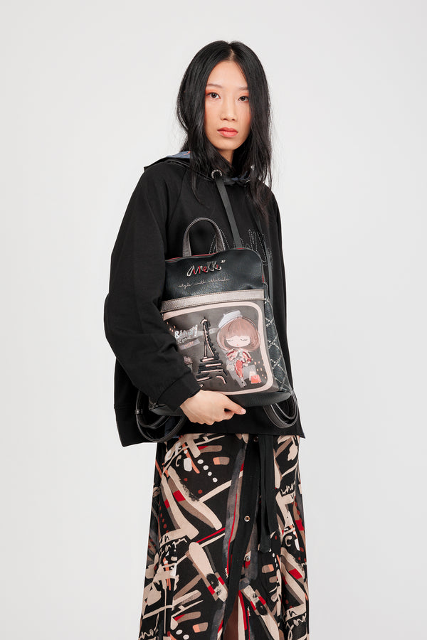 Mademoiselle triple-compartment backpack