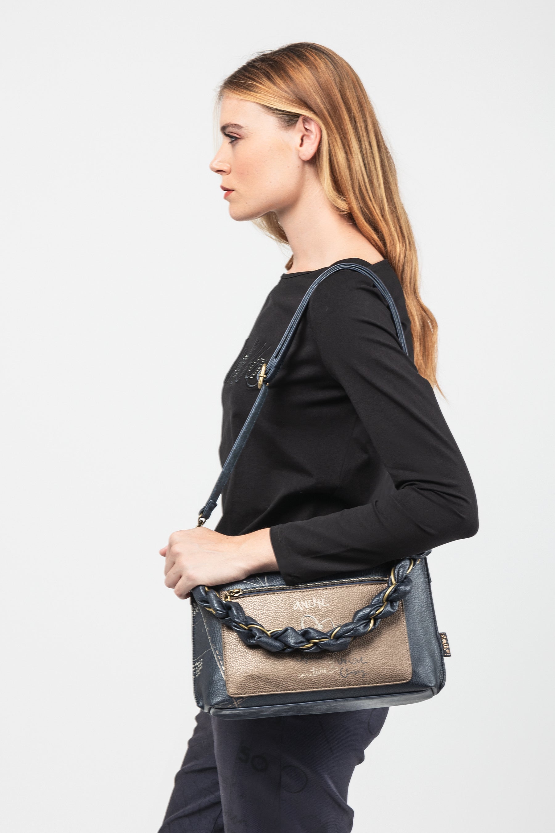 Boutique short-handle crossbody bag