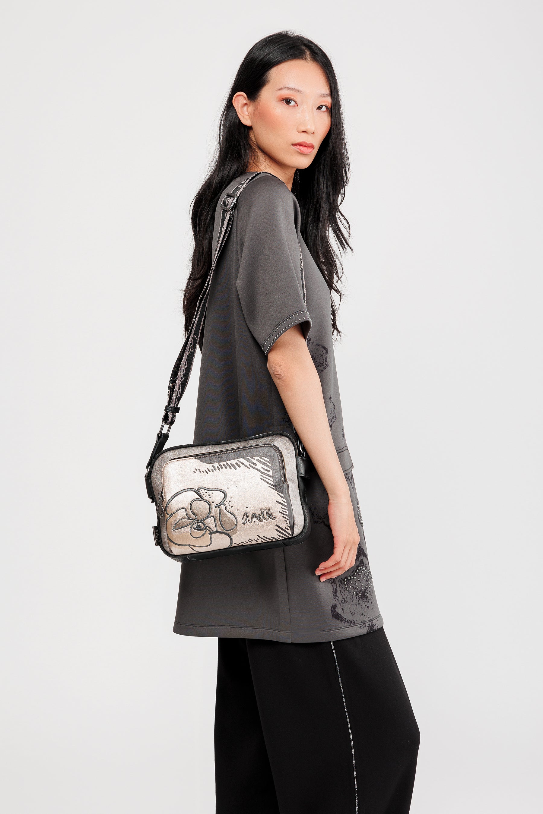 Nature Koko front pocket crossbody bag