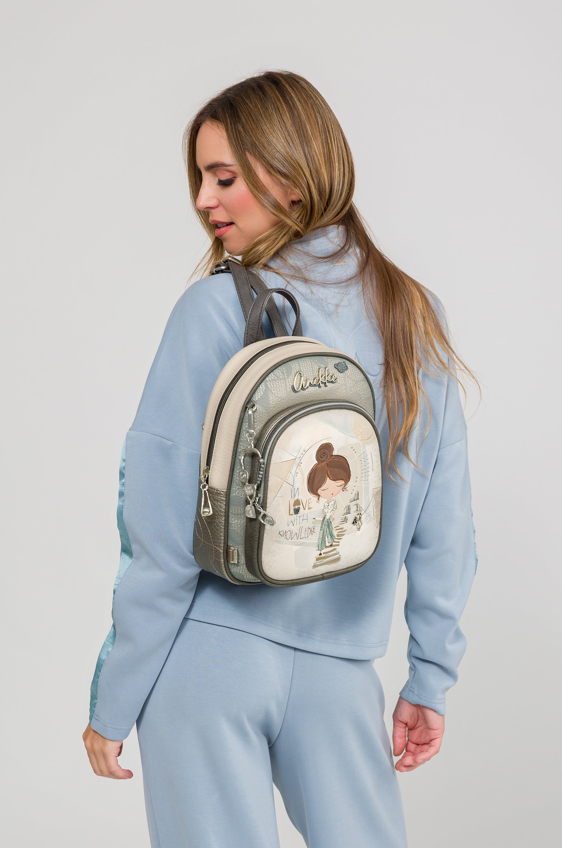 Backpack Sophia with front pocket
