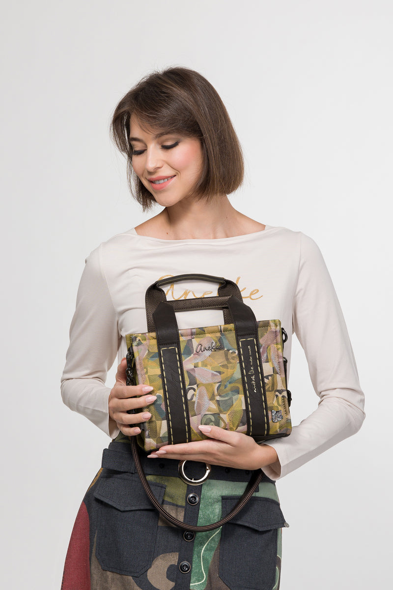 Double-handle bag and crossbody bag Bloom