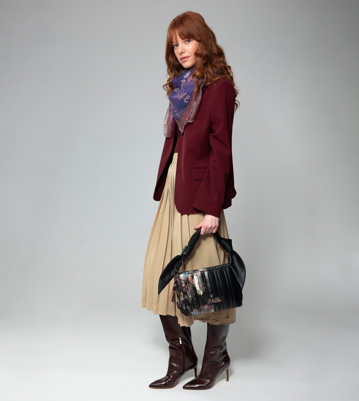 Shōen Palette pleated shoulder bag