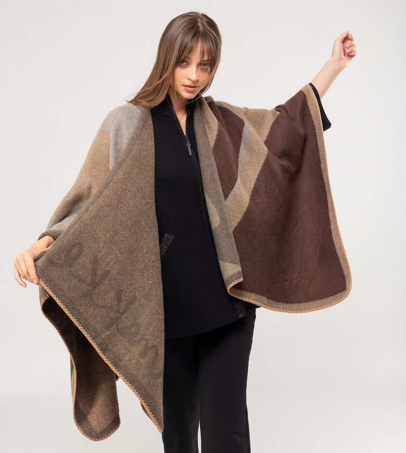 Anekke printed poncho