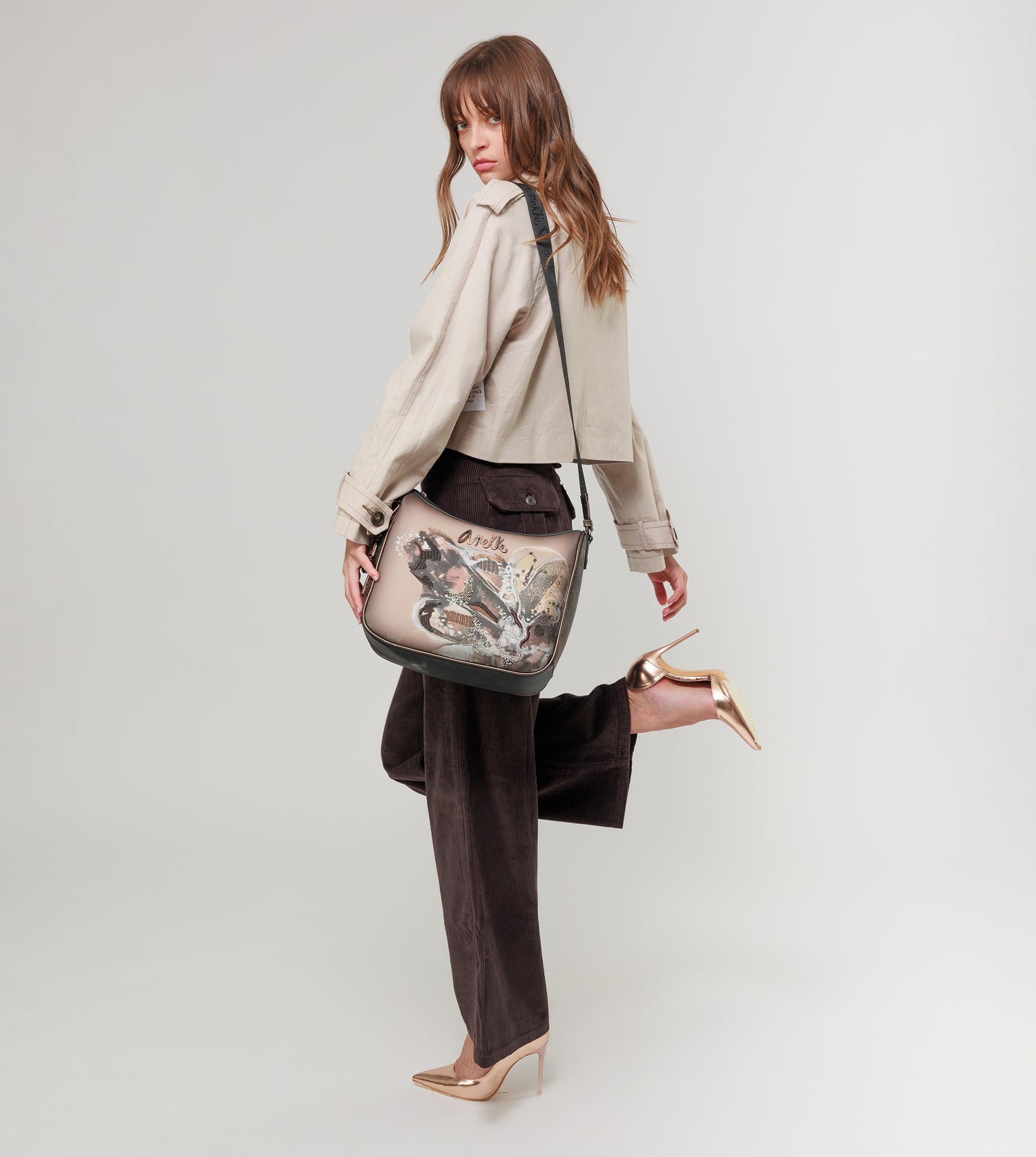 Wings large crossbody bag
