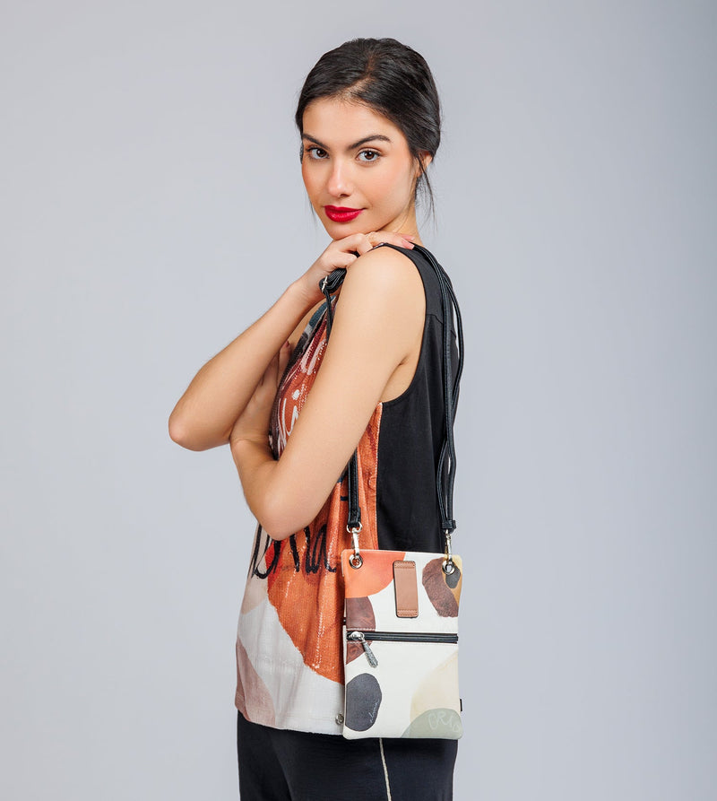 Mini crossbody bag with 2 compartments Alma