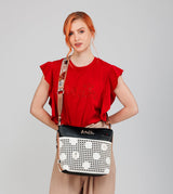 Large crossbody bag with front pocket Alma