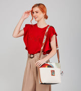 Large crossbody bag with front pocket Alma