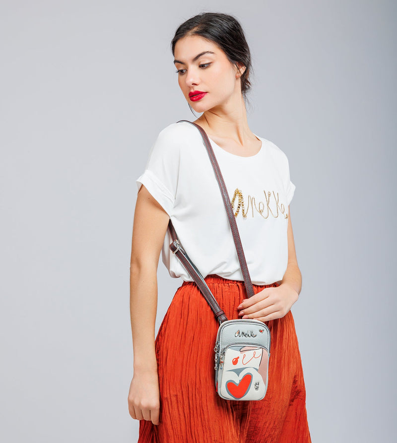 Mini crossbody bag with pocket Alma