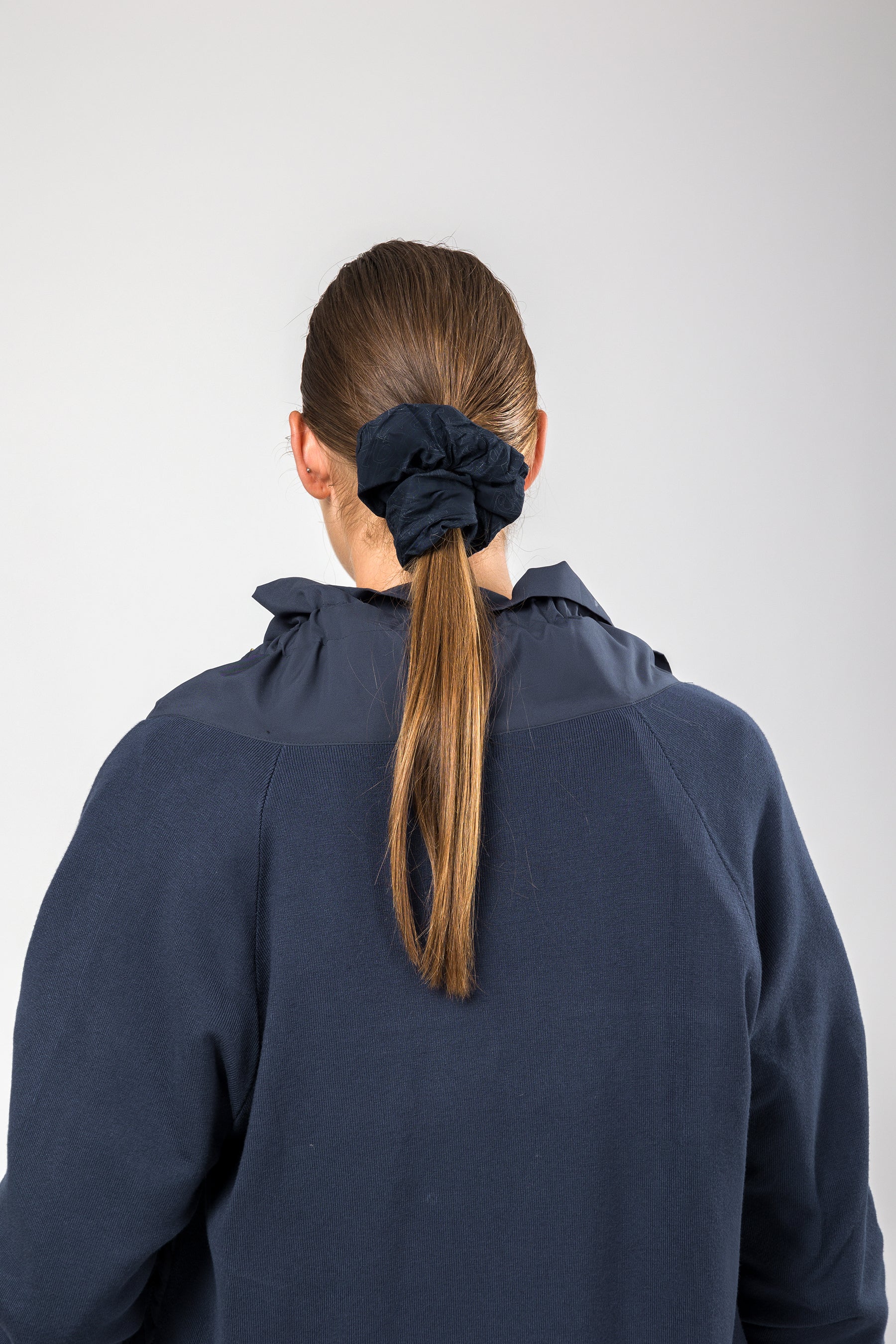 Navy blue scrunchie
