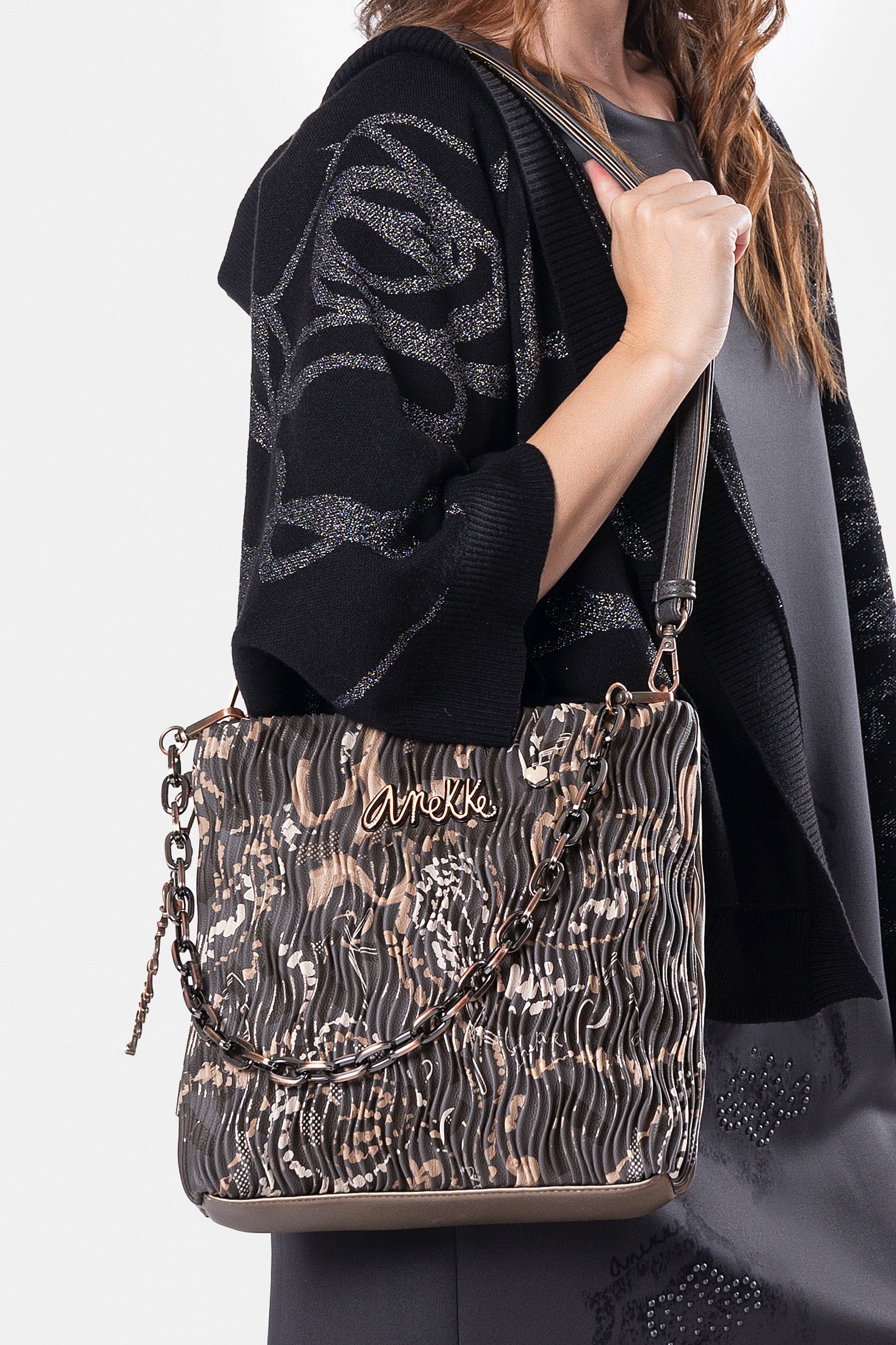Intentions square crossbody bag