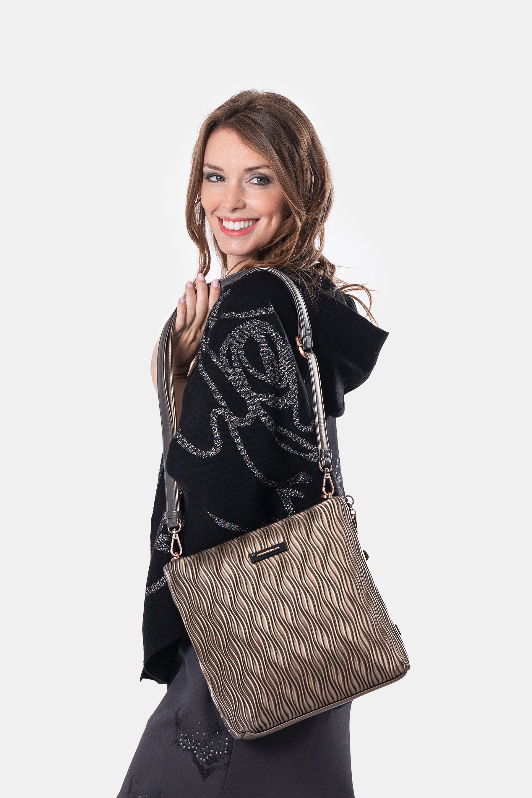 Intentions square crossbody bag