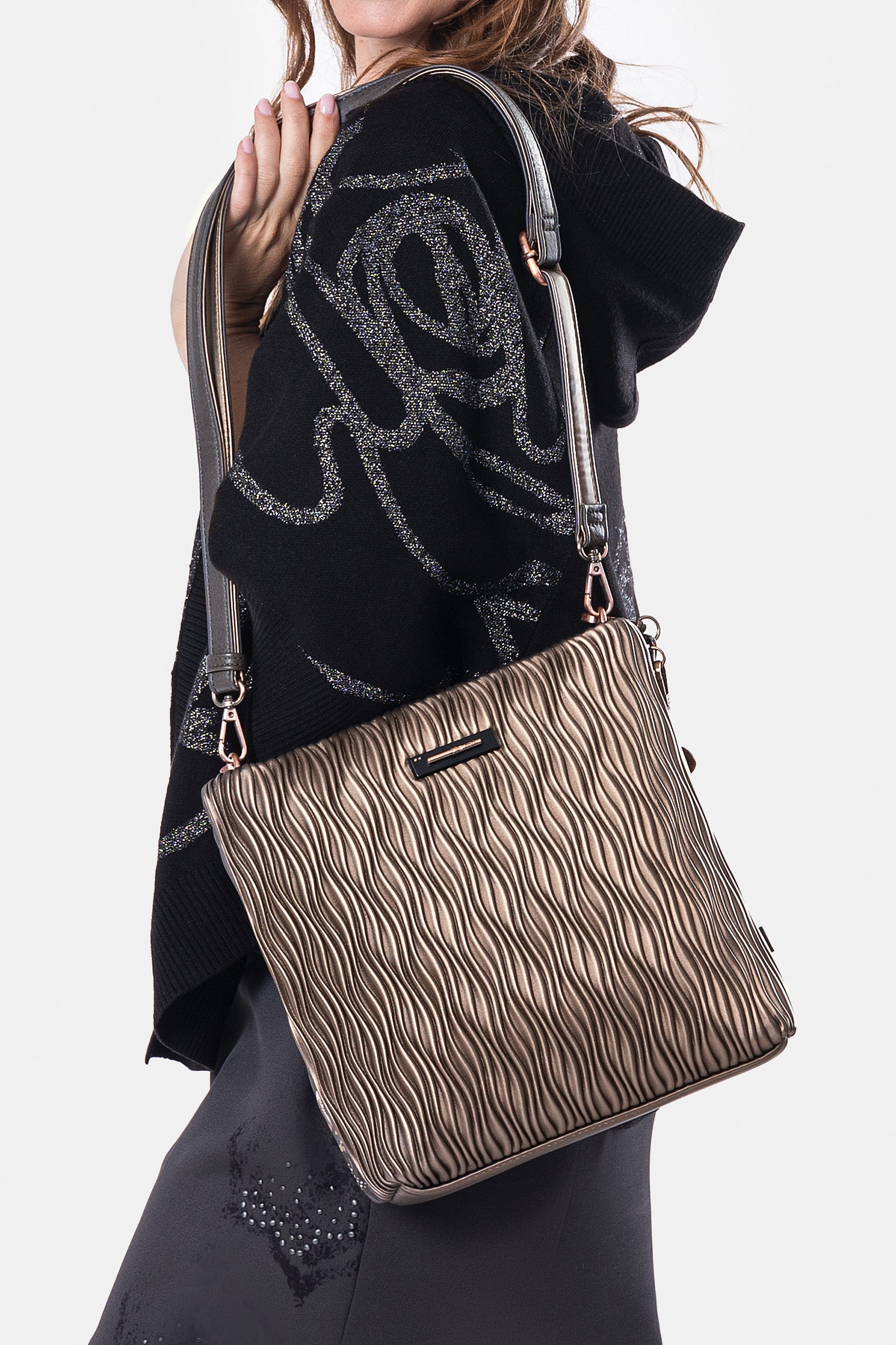Intentions square crossbody bag