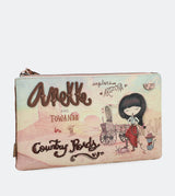 Country printed handbag