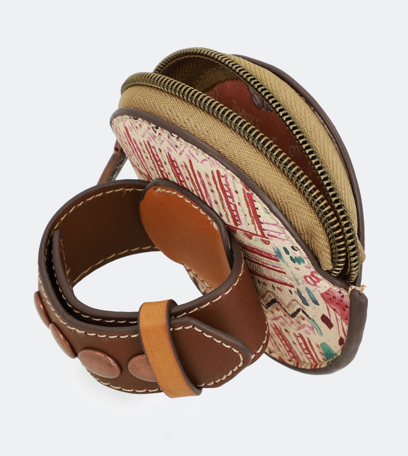 Western purse with a wrist strap